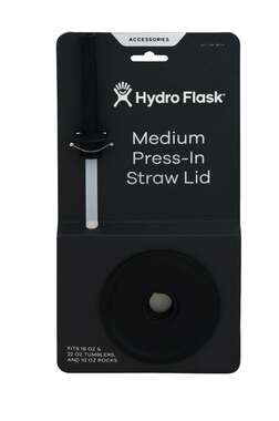 Hydro Flask Medium Press-In Straw Lid for 16oz & 22oz Tumblers
